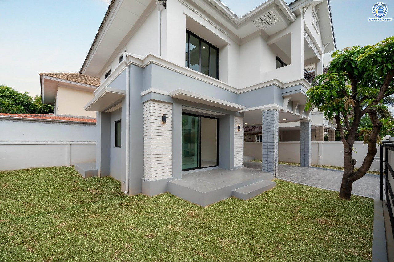 บ้านมือสองตกแต่งใหม่ โครงการ ธารา ราชพฤกษ์-ปิ่นเกล้า บ้านสวย พร้อมอยู่ เนื้อที่ 58.7 ตร.ว. ฟังก์ชัน 3 ห้องนอน 3 ห้องน้ำ จอดรถได้ 2 คัน บนทำเลเชื่อมต่อถนนกาญจนาภิเษก ใกล้รถไฟฟ้าสายสีแดง "สถานีตลิ่งชัน" และจุดขึ้นทางด่วน "ศรีรัช" รายล้อมด้วยสิ่งอำนวยความสะดวกครบครัน